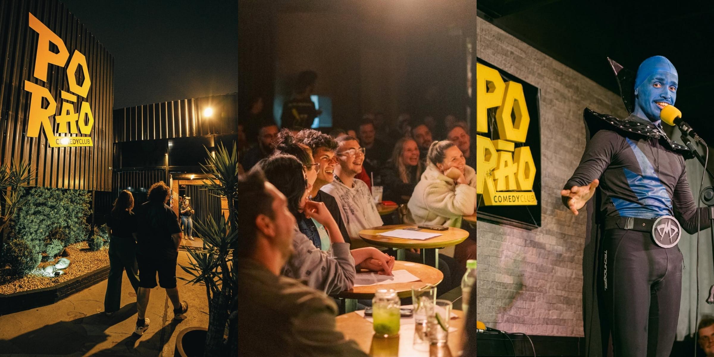 O Porão Comedy Club, casa de stand-up no Centro de Balneário Camboriú